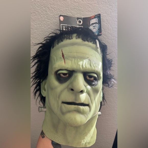 Frankenstein Full Mask Universal Monsters NEW Halloween Horror Movie Latex Mask - Picture 5 of 7
